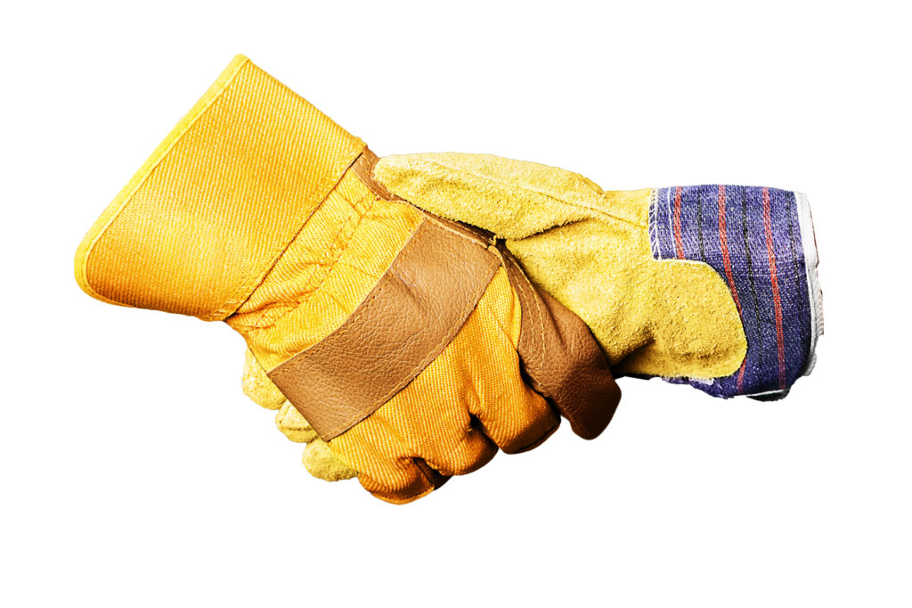 Handslag som symbol för samarbete mellan elev och företag